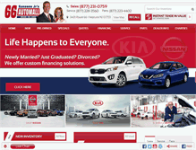 Tablet Screenshot of 66automall.com